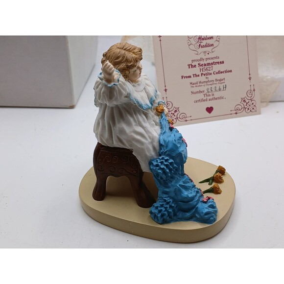 1991 "THE SEAMSTRESS" #H5627, The Heirloom Tradition, Maud Humphrey Bogart - Picture 8 of 11